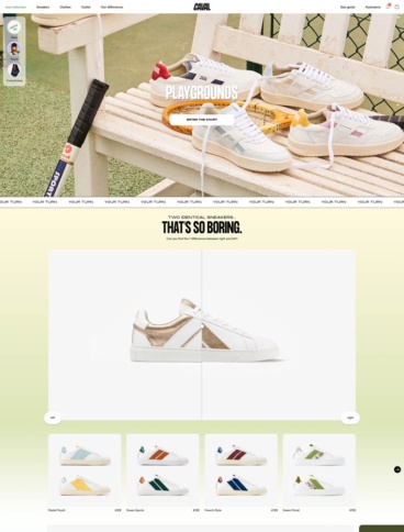 eCommerce website: CAVAL