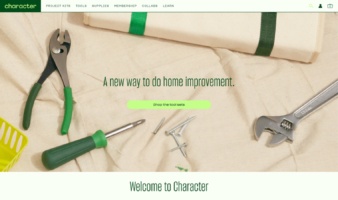 eCommerce website: Character