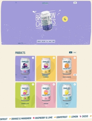 eCommerce website: Charlie’s Organics