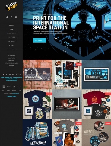 eCommerce website: Chop Shop