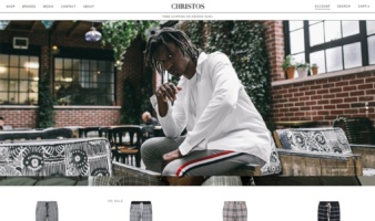 eCommerce website: Christos