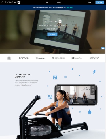 eCommerce website: CITYROW