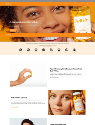 eCommerce website: Within