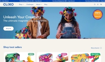 eCommerce website: Clixo