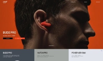 eCommerce website: CMB by Nothing