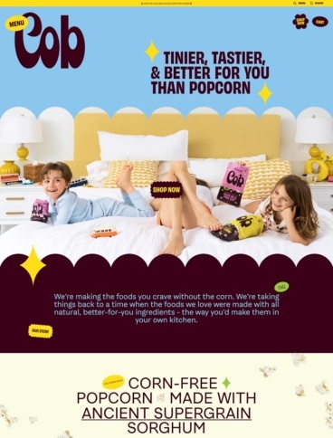 eCommerce website: Cob Foods 