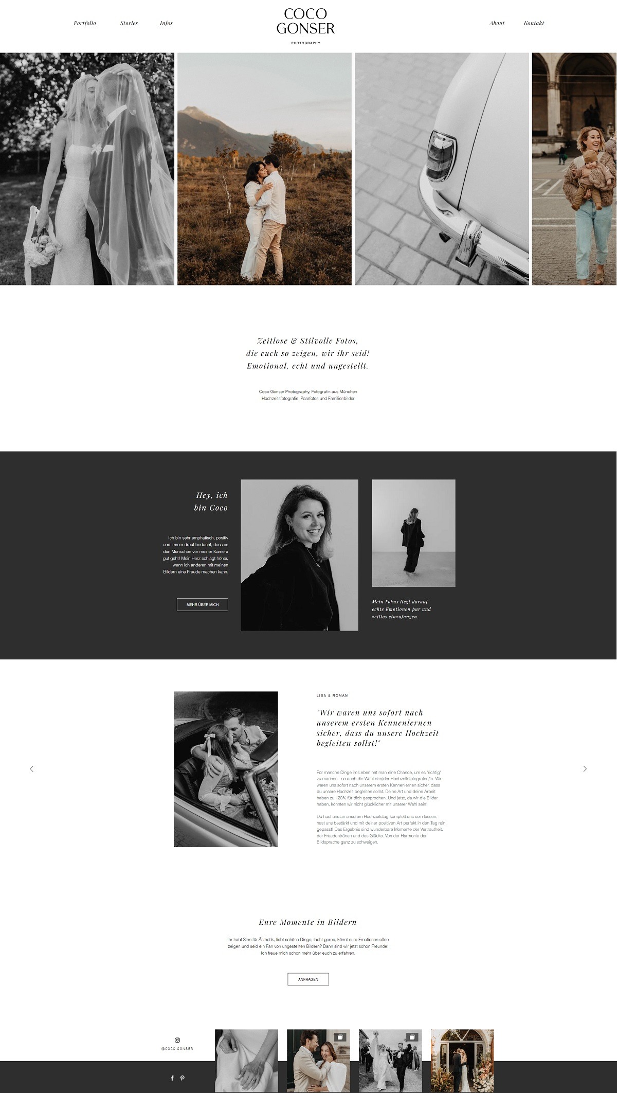 eCommerce website: Coco Gonser Photography