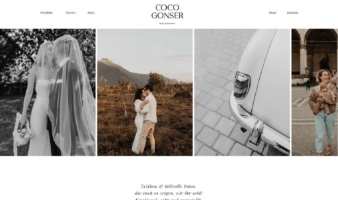 eCommerce website: Coco Gonser Photography
