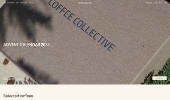 eCommerce website: Coffee Collective