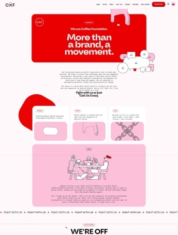 eCommerce website: Coffee Foundation