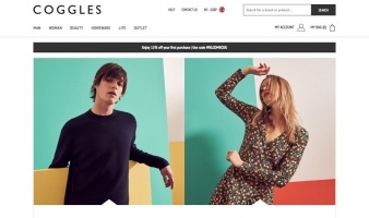 eCommerce website: Coggles