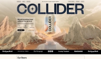 eCommerce website: Collider