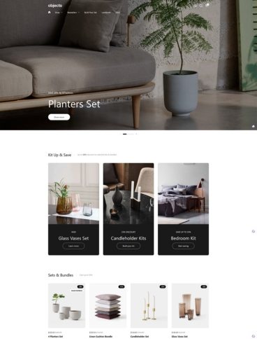 eCommerce website template: Combine