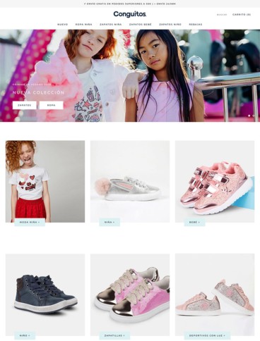 eCommerce website: Conguitos