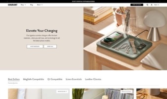 eCommerce website: Courant