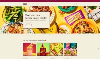eCommerce website template: Crave