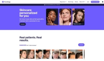 eCommerce website: Curology
