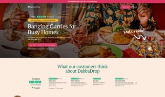 eCommerce website: DabbaDrop
