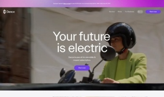 eCommerce website: Dance