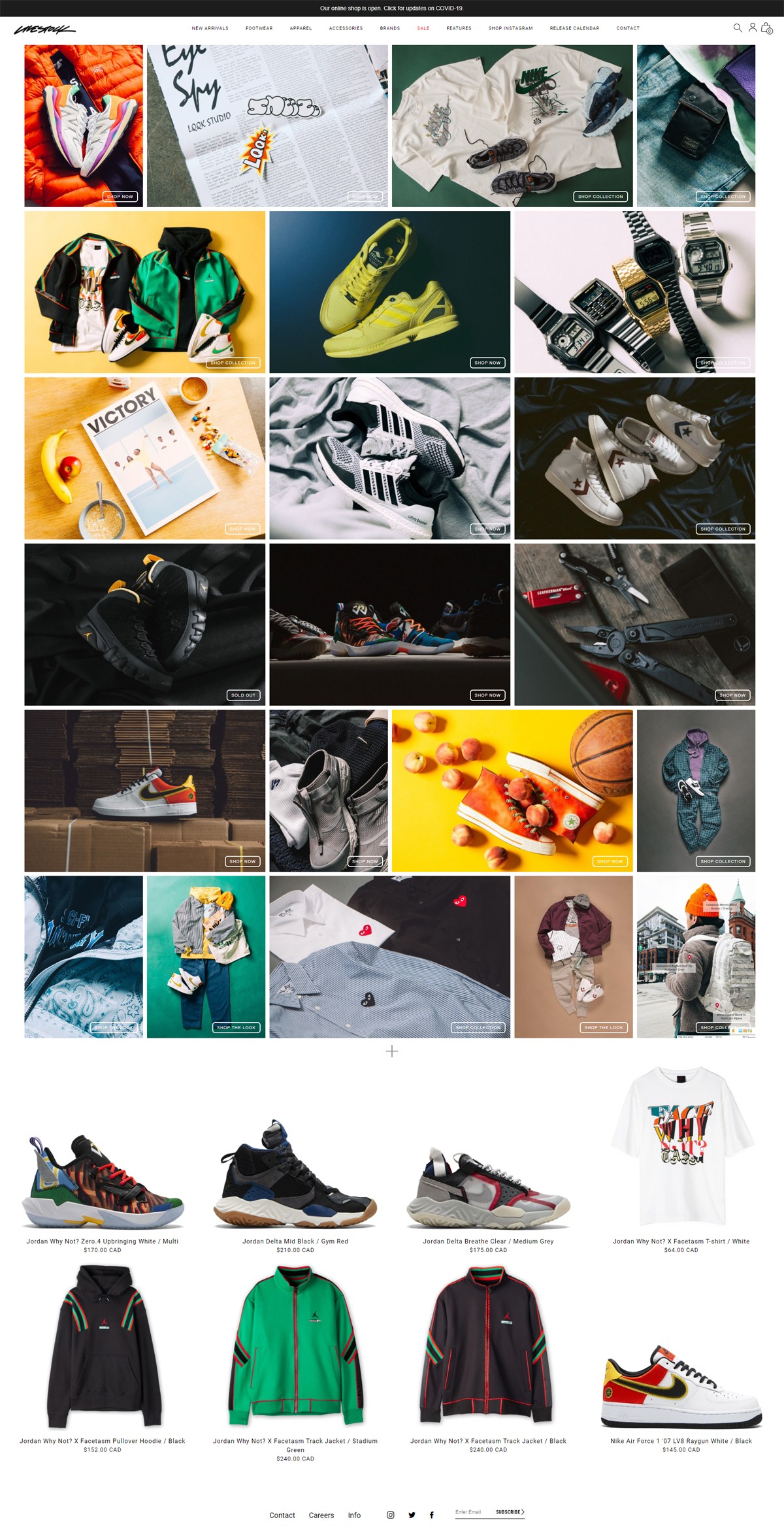 eCommerce website: Deadstock