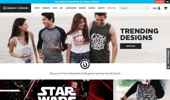 eCommerce website: Design By Humans