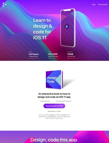 eCommerce website: Design+Code