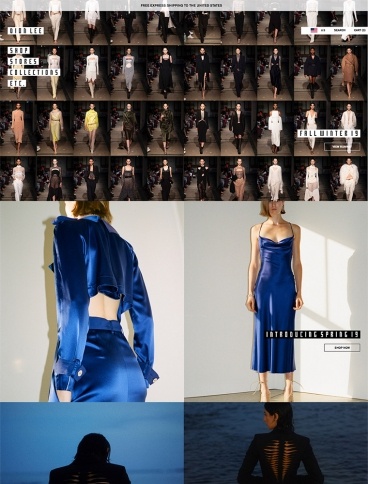 eCommerce website: Dion Lee