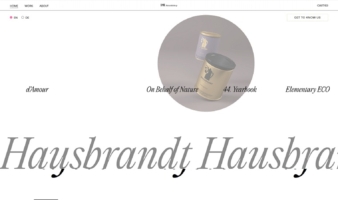 eCommerce website: DMB. Brandshop