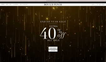 eCommerce website: Donald Pliner