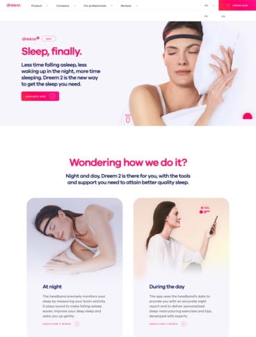 eCommerce website: Dream 2