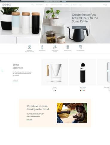 eCommerce website: Soma