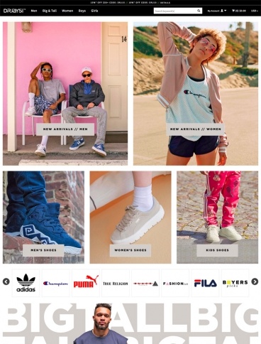 eCommerce website: DrJays