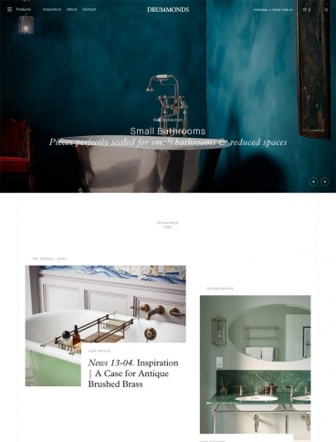 eCommerce website: Drummonds