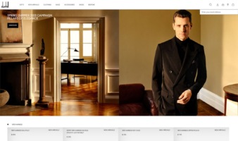 eCommerce website: Alfred Dunhill