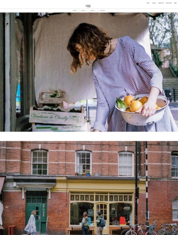 eCommerce website: egg