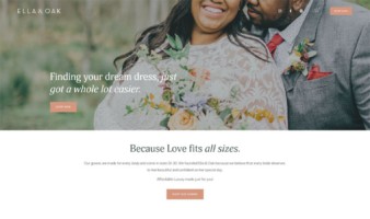 eCommerce website: Ella & Oak