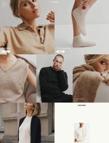 eCommerce website: Elle & Riley