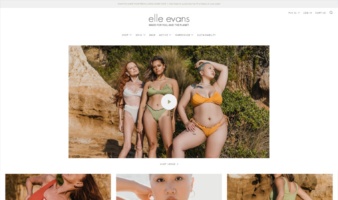eCommerce website: Elle Evans