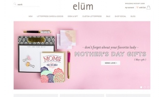eCommerce website: Elum