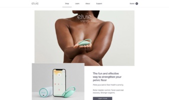 eCommerce website: Elvie