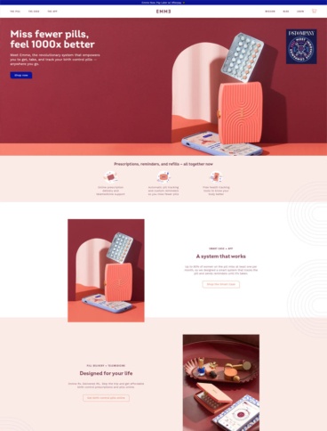 eCommerce website: Emme
