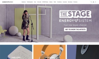 eCommerce website: Energy Sistem
