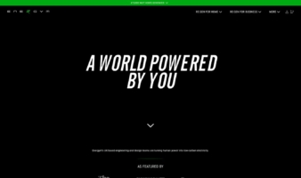 eCommerce website: Energym