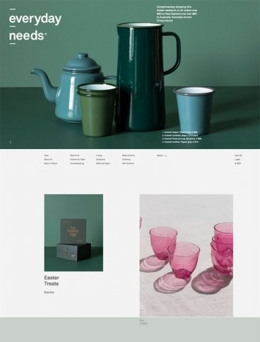eCommerce website: Everyday Needs