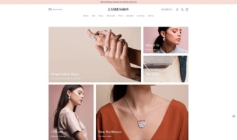 eCommerce website template: Expression