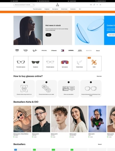 eCommerce website: Eyerim
