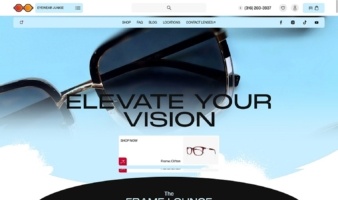 eCommerce website: ​Eyewear Junkie