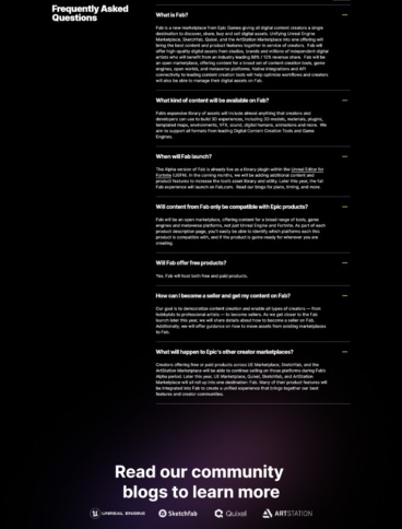 eCommerce website: Fab