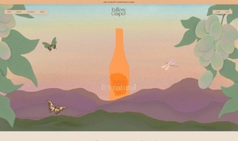 eCommerce website: Fallen Grape
