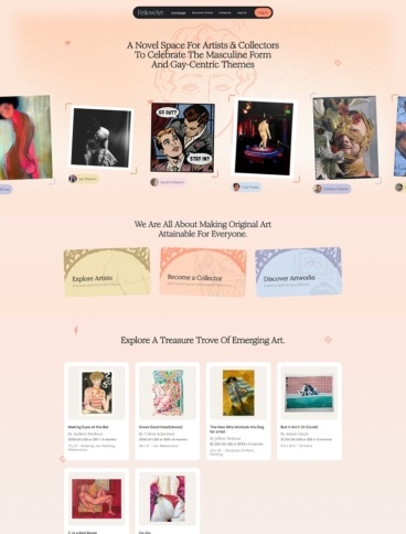 eCommerce website: FellowArt